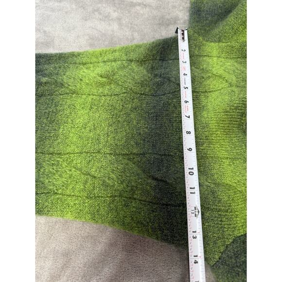 NWT Alohas Trenza Green Knit Maxi Dress Wool Mohair Blend Long Sleeve S - Picture 10 of 14